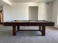 HE35 Model Factory Direct Sales 8ft 9ft Dining Solid Wood Slate Pool Table