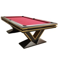 HE50 2023 new designs high-end modern style luxury snooker billiard tables 9ft 8ft 7ft size solid wood and slate pool table for sale