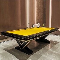HE50 2023 new designs high-end modern style luxury snooker billiard tables 9ft 8ft 7ft size solid wood and slate pool table for sale