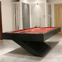 HE01 factory direct sale 3 cushion fireproof high-end pool table for club