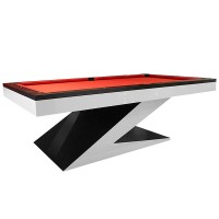 HE16 2023 custom modern designs solid wood slate bed american pool table 7ft/8ft/9ft indoor dining billiards table for sale